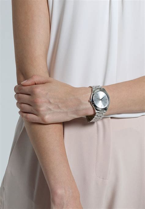 zalando michael kors slim runway|Michael Kors runway watch silver.